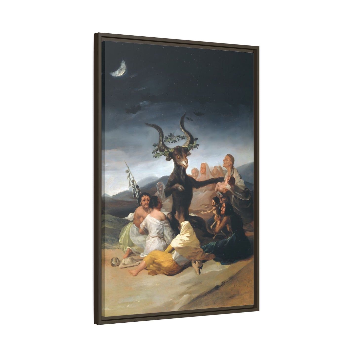 Witches Of Sabbath Goya Framed Large Canvas Wall Art Prints - YesArtYes