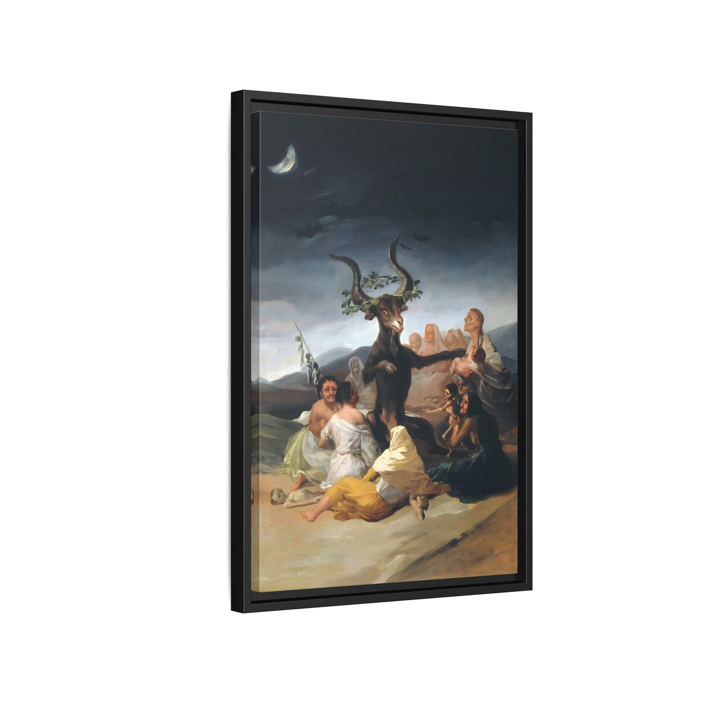 Witches Of Sabbath Goya Framed Large Canvas Wall Art Prints - YesArtYes