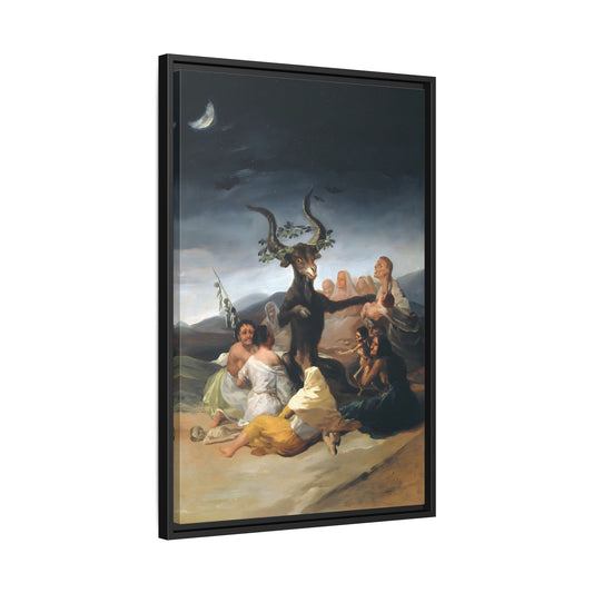 Witches Of Sabbath Goya Framed Large Canvas Wall Art Prints - YesArtYes
