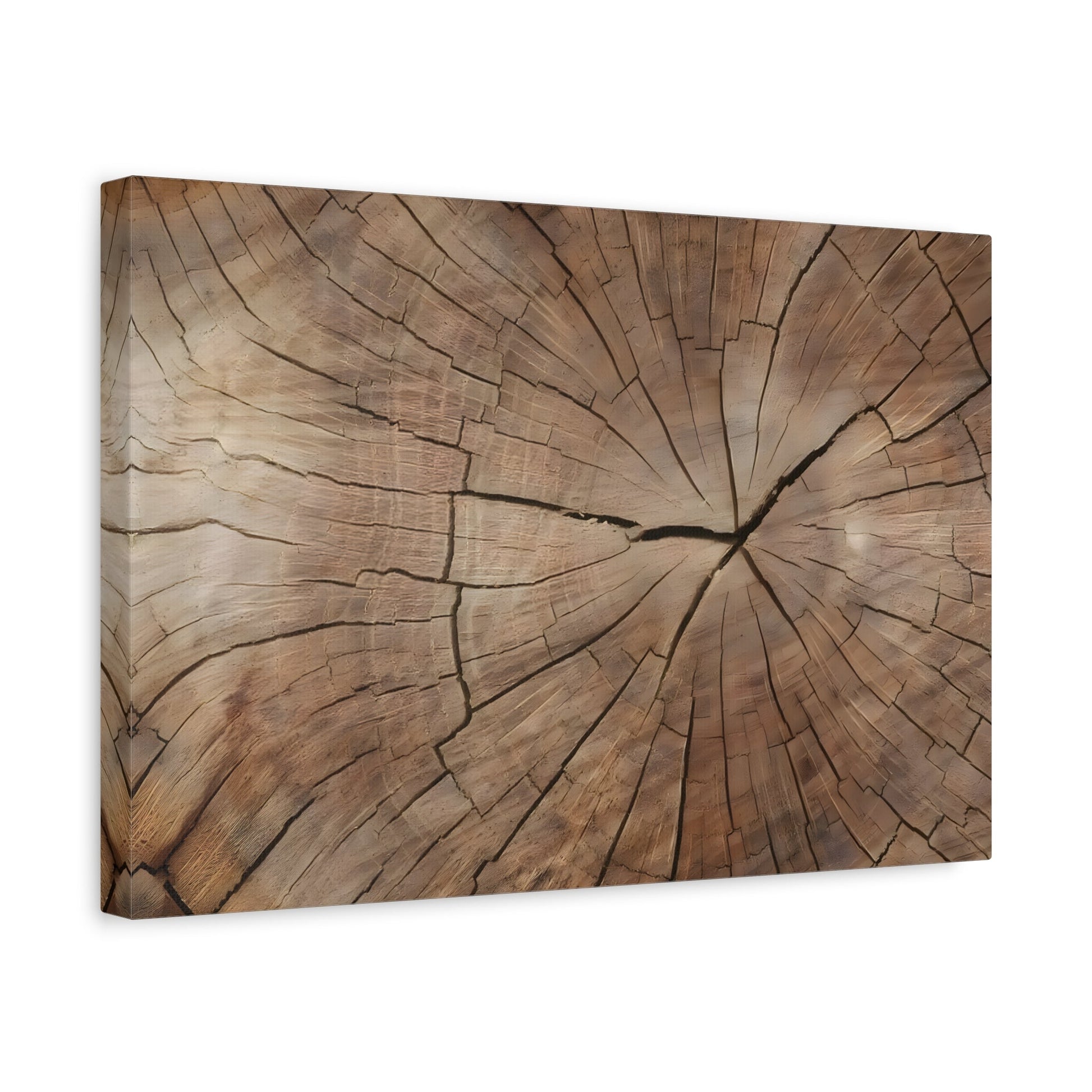 Wood Texture Canvas Print Wall Art, Brown Nature Decor - YesArtYes