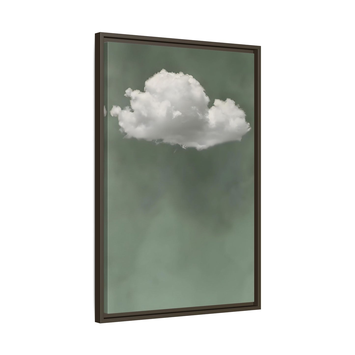 Zen Canvas Prints Surreal Sage - Green Cloud Wall Art - YesArtYes