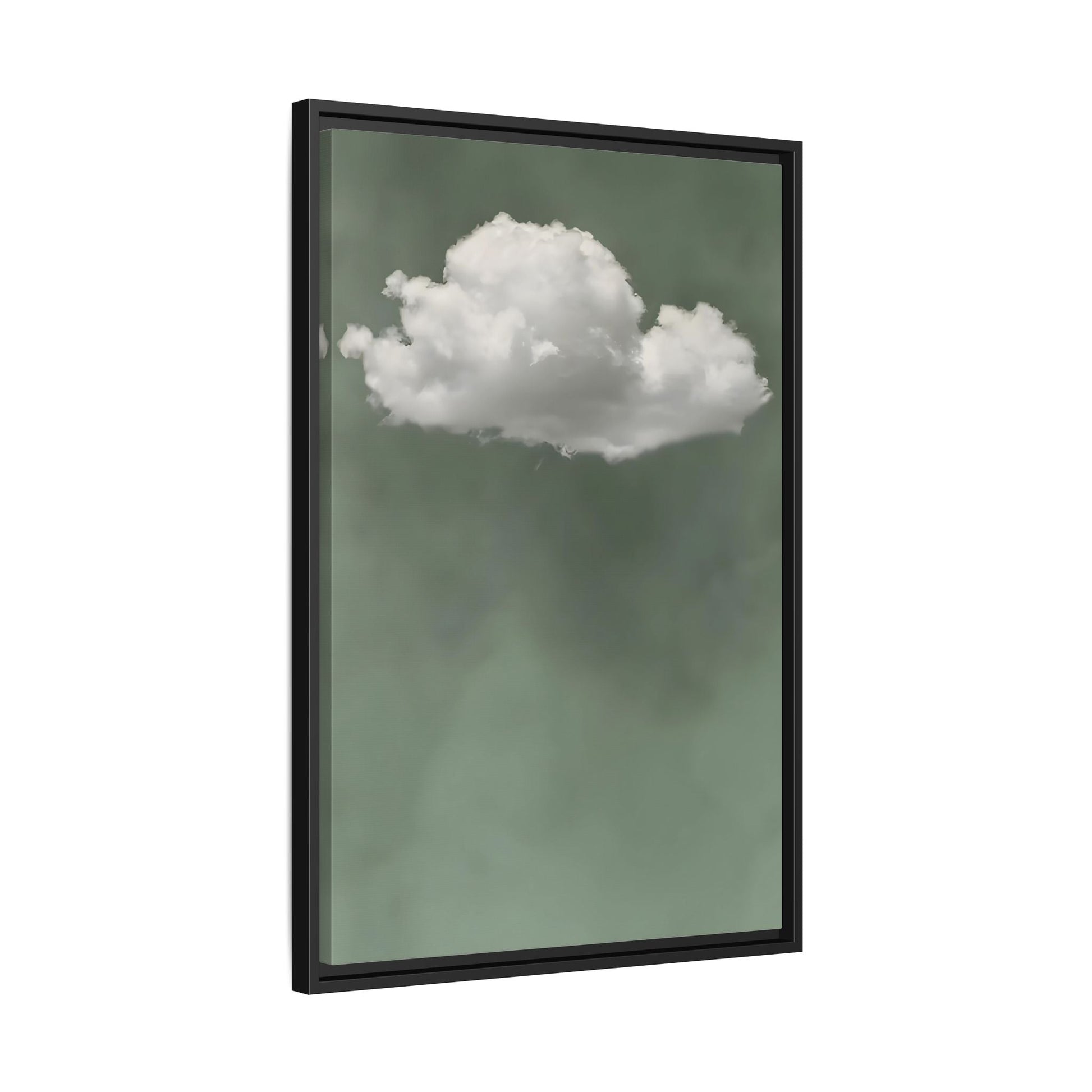 Zen Canvas Prints Surreal Sage - Green Cloud Wall Art - YesArtYes