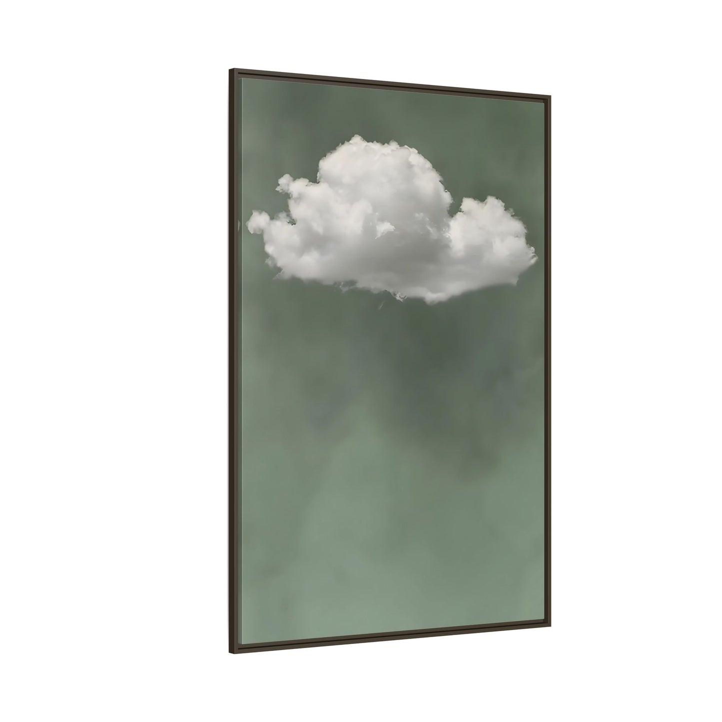 Zen Canvas Prints Surreal Sage - Green Cloud Wall Art - YesArtYes